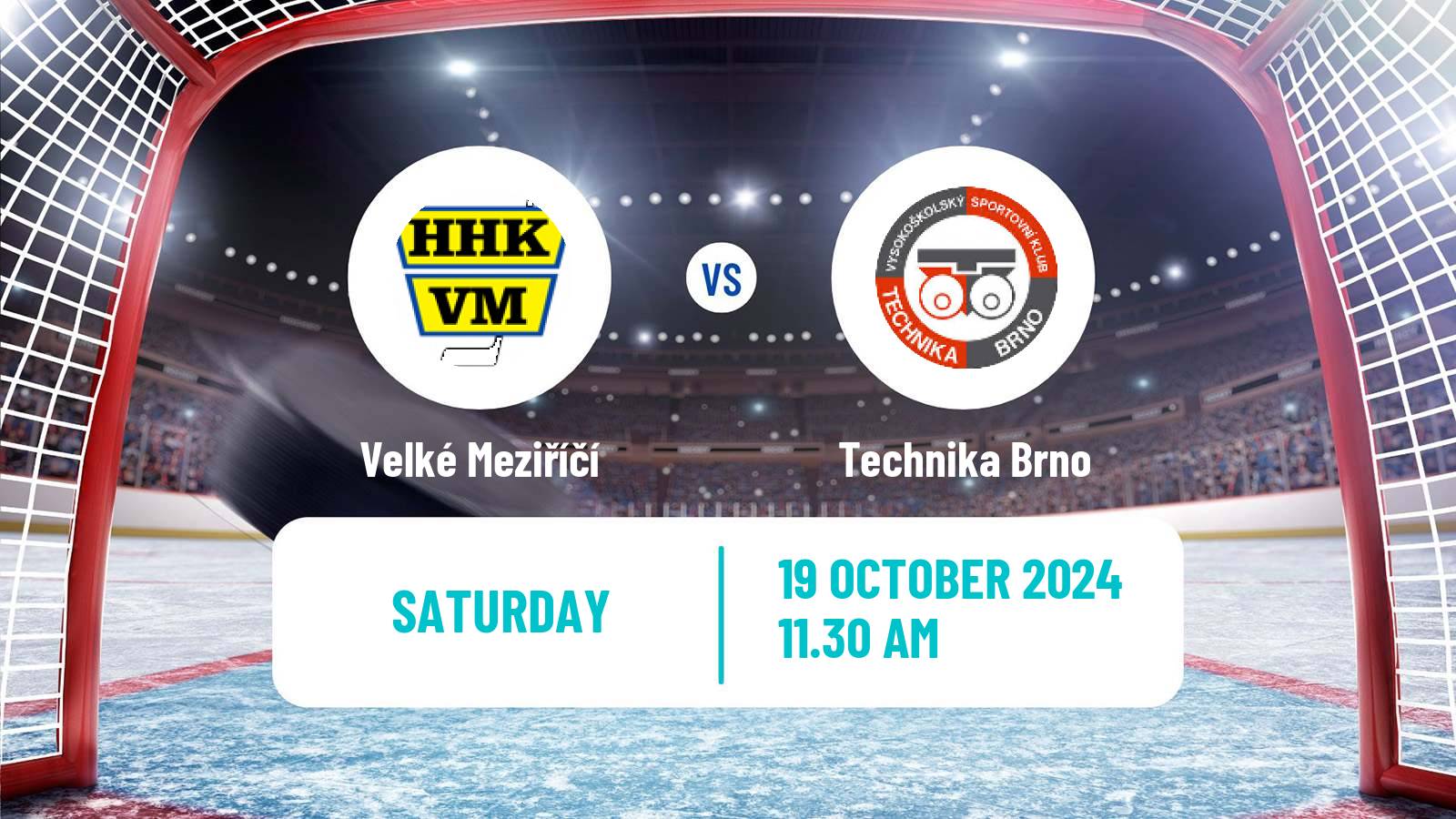 Hockey Czech 2 Liga Hockey East Velké Meziříčí - Technika Brno