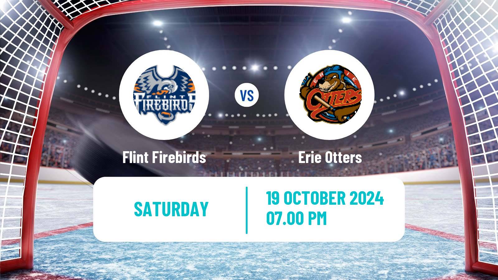 Hockey OHL Flint Firebirds - Erie Otters