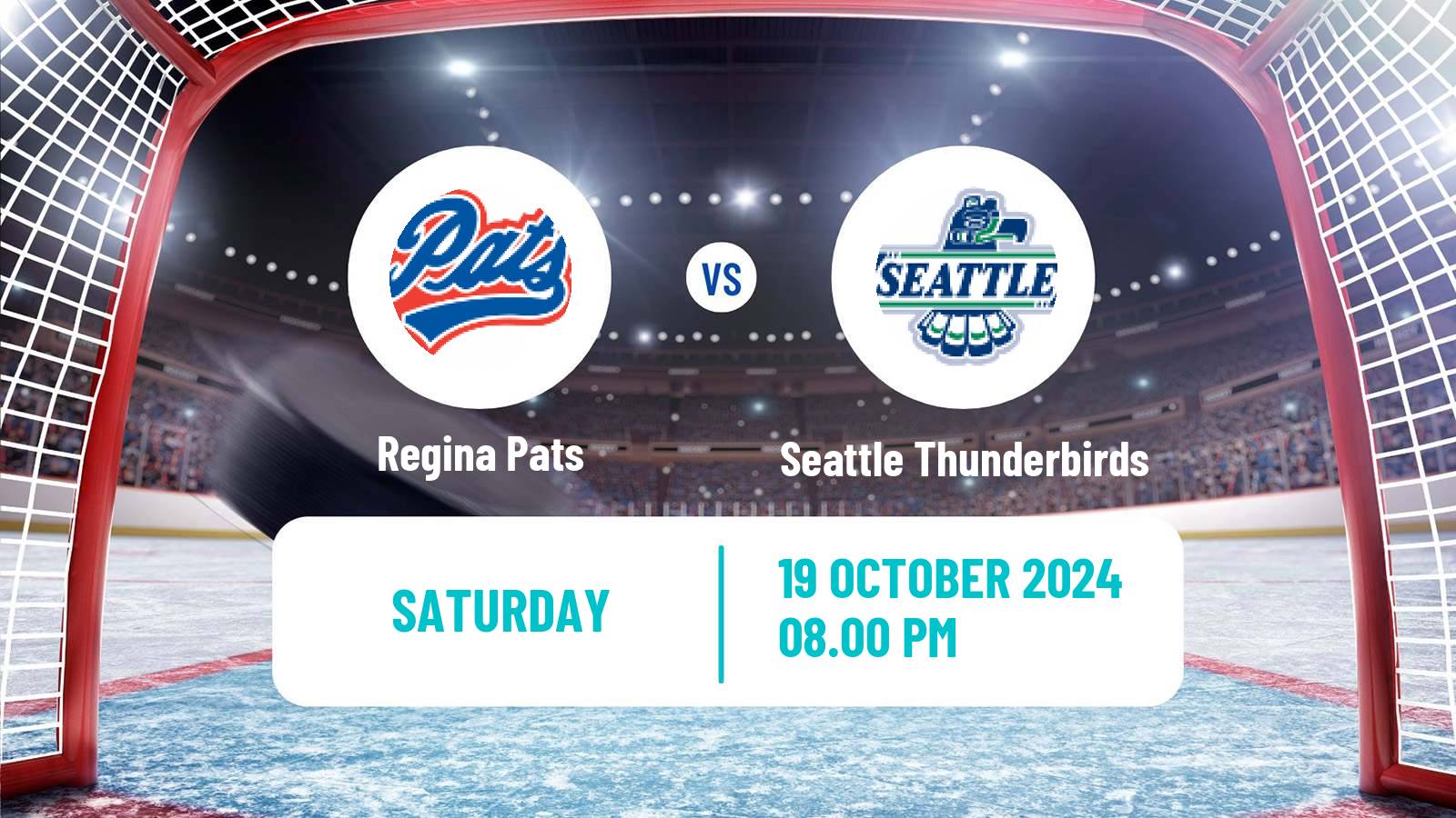 Hockey WHL Regina Pats - Seattle Thunderbirds