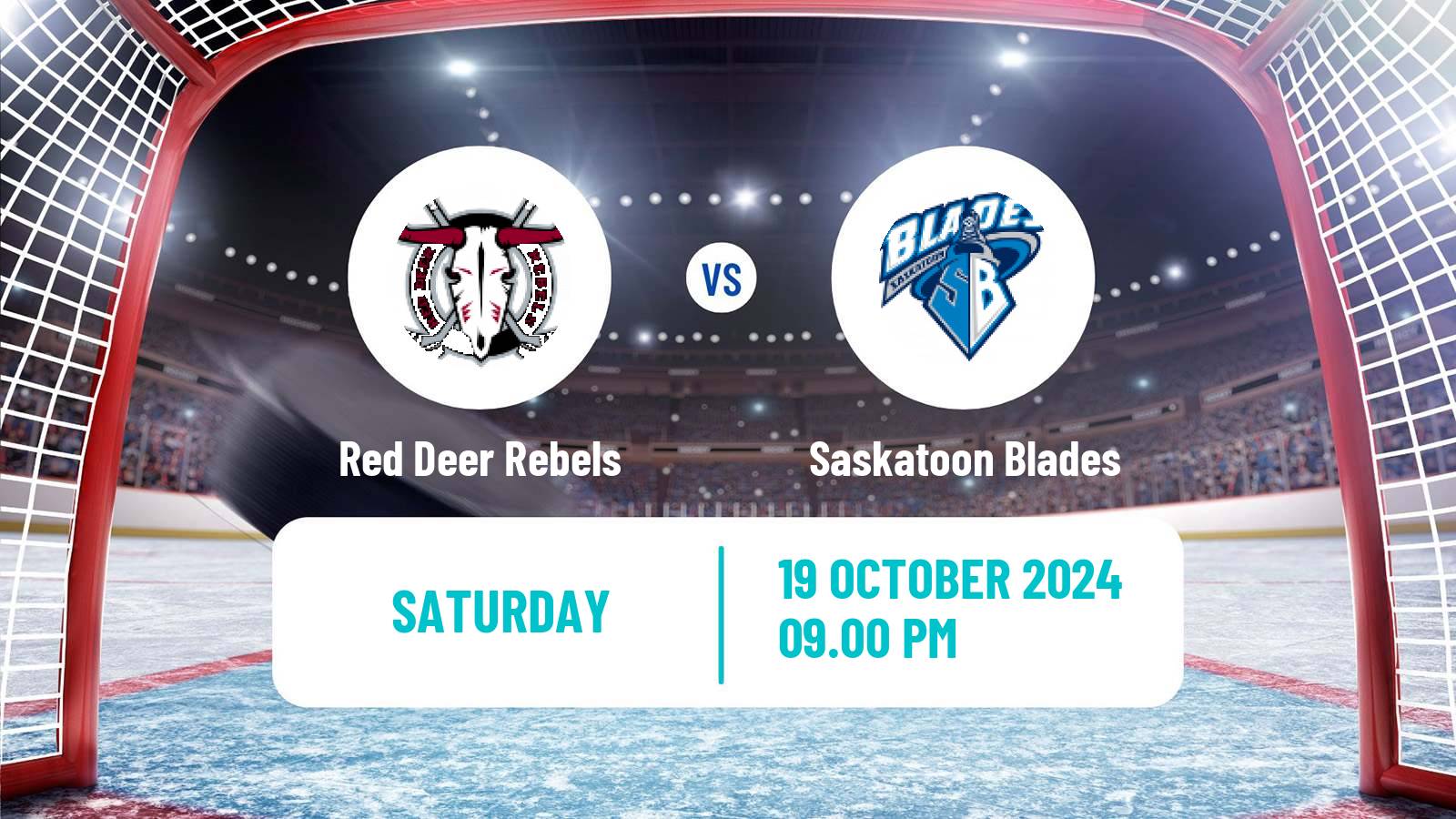 Hockey WHL Red Deer Rebels - Saskatoon Blades