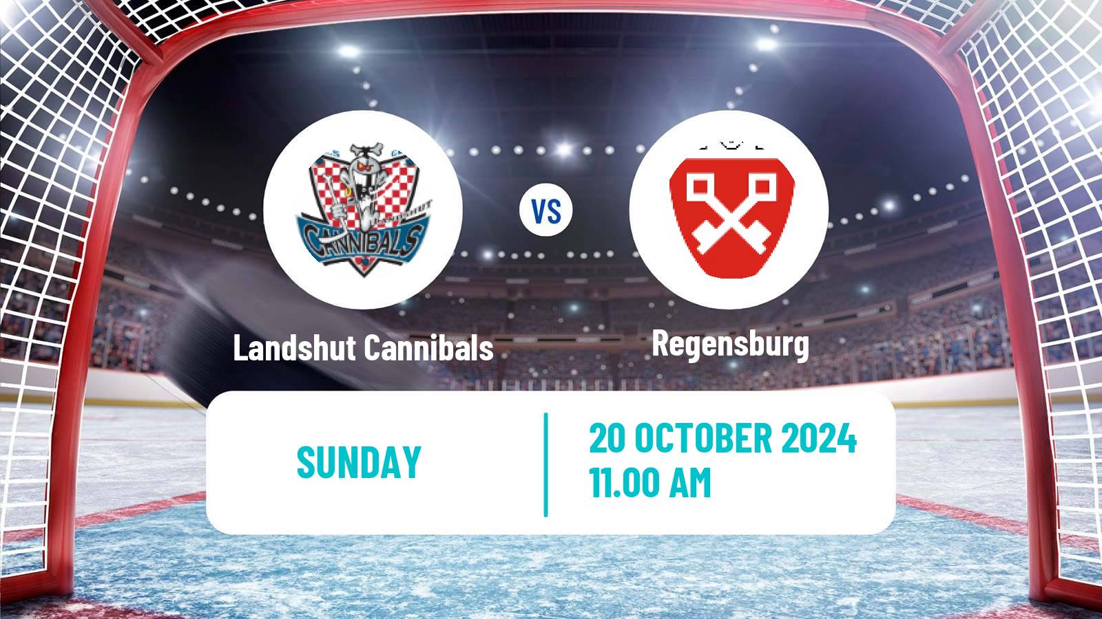 Hockey German DEL2 Landshut Cannibals - Regensburg