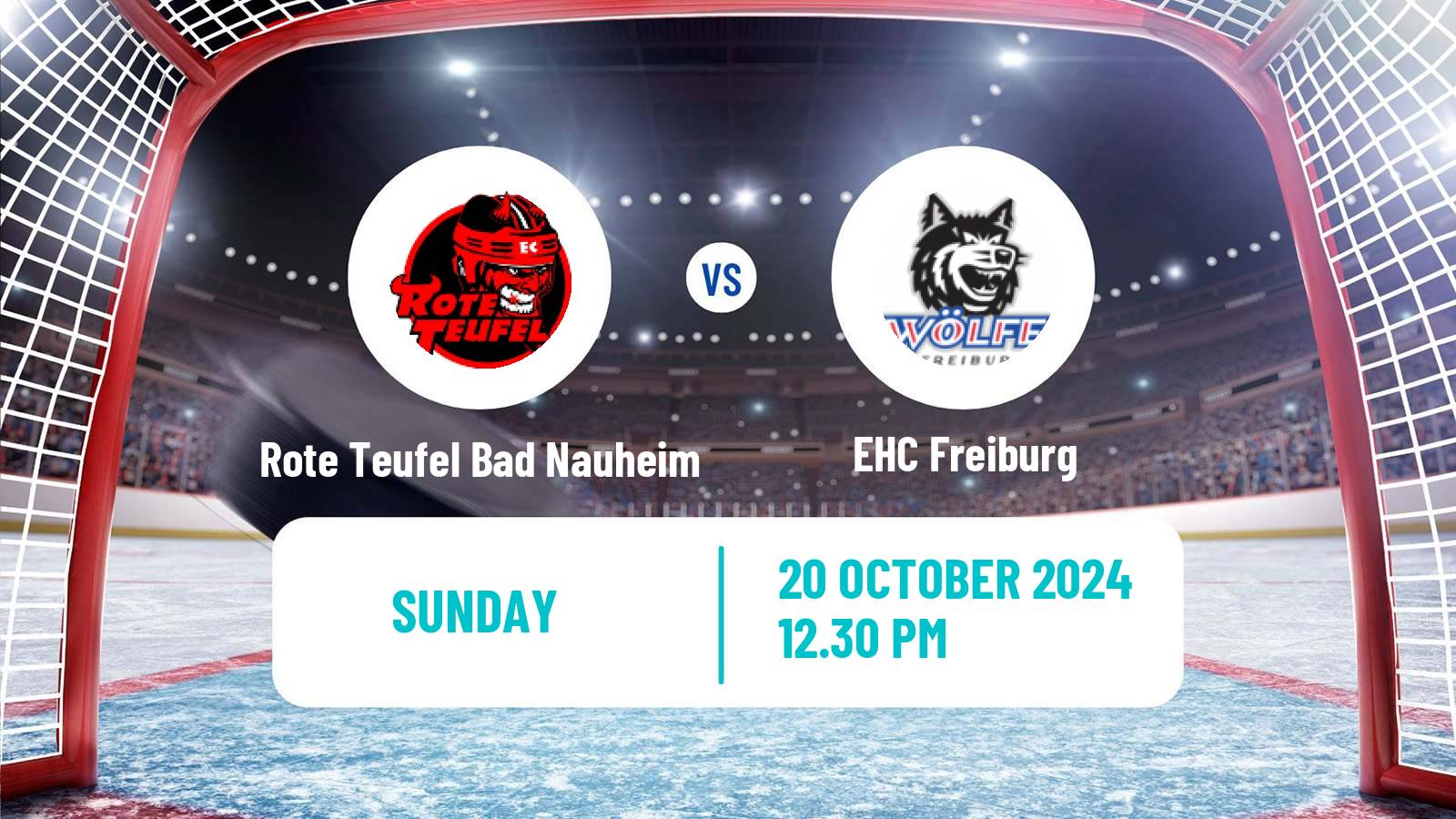 Hockey German DEL2 Rote Teufel Bad Nauheim - EHC Freiburg