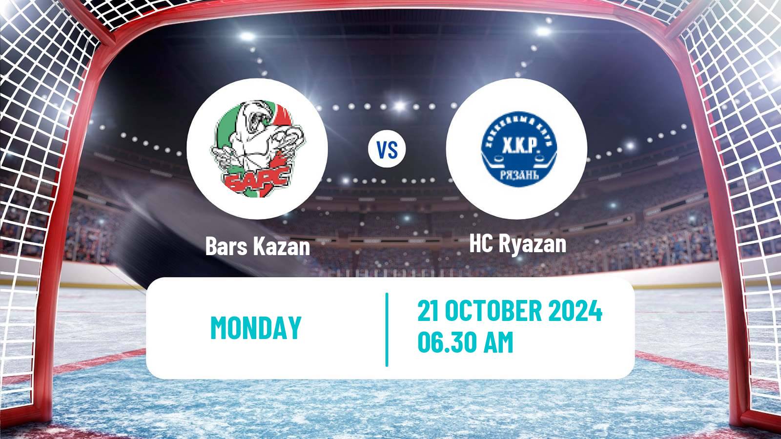 Hockey VHL Bars Kazan - Ryazan