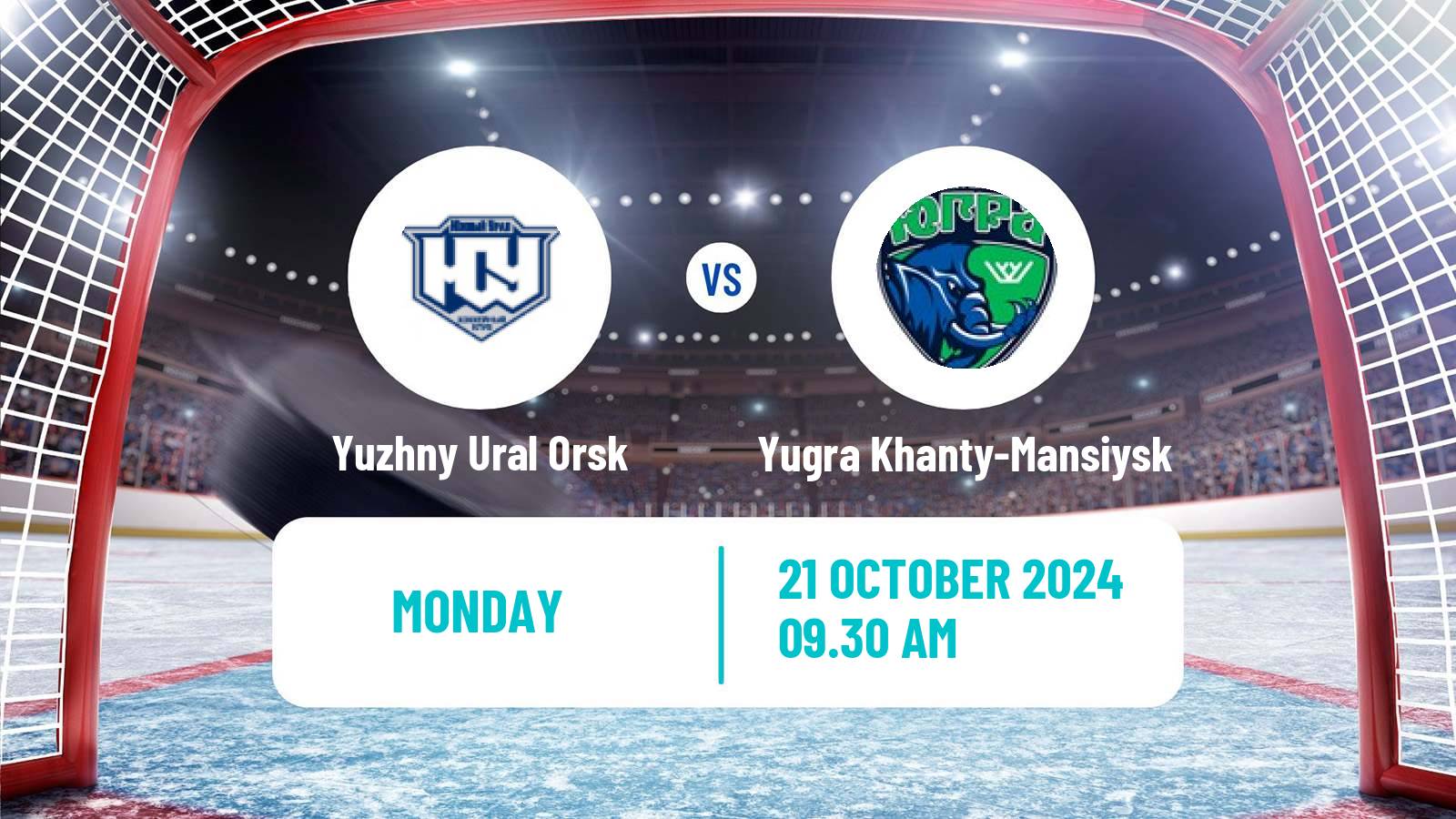 Hockey VHL Yuzhny Ural Orsk - Yugra Khanty-Mansiysk