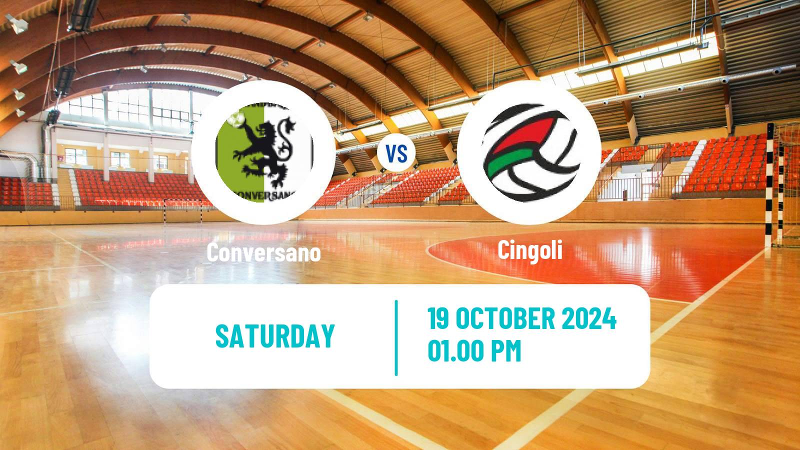 Handball Italian Serie A Handball Conversano - Cingoli