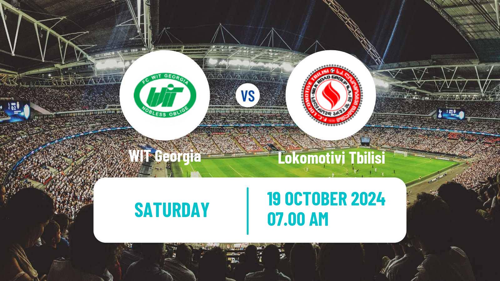 Soccer Georgian Erovnuli Liga 2 WIT Georgia - Lokomotivi Tbilisi