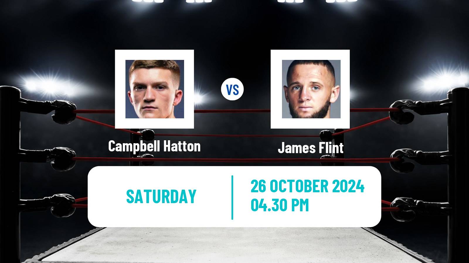 Boxing Super Lightweight Others Matches Men Campbell Hatton - James Flint