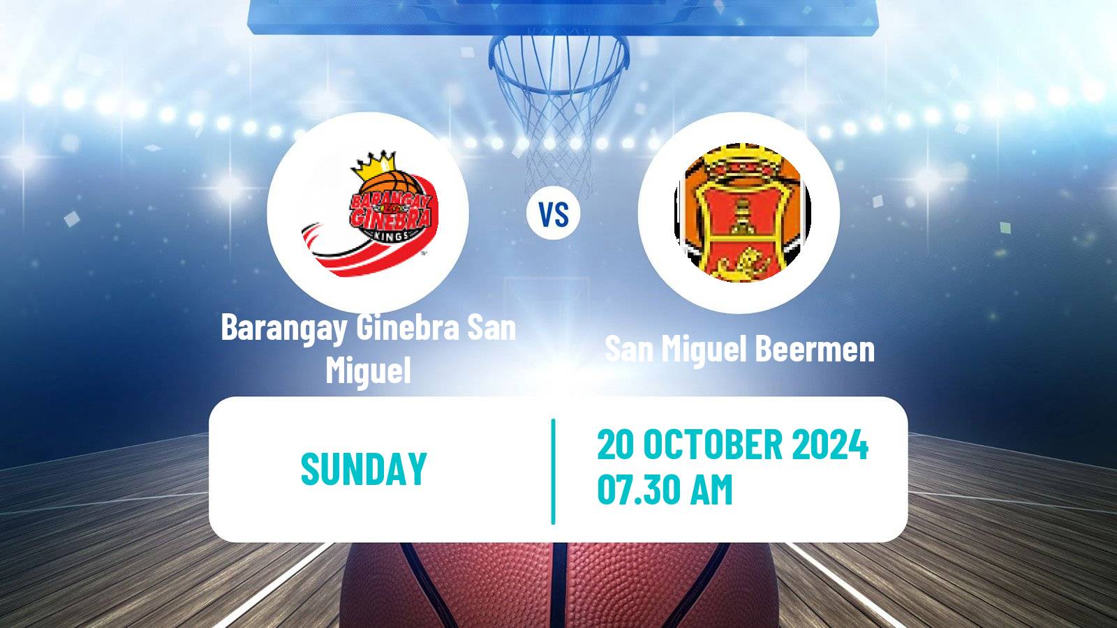 Basketball Philippines - Governors Cup Barangay Ginebra San Miguel - San Miguel Beermen