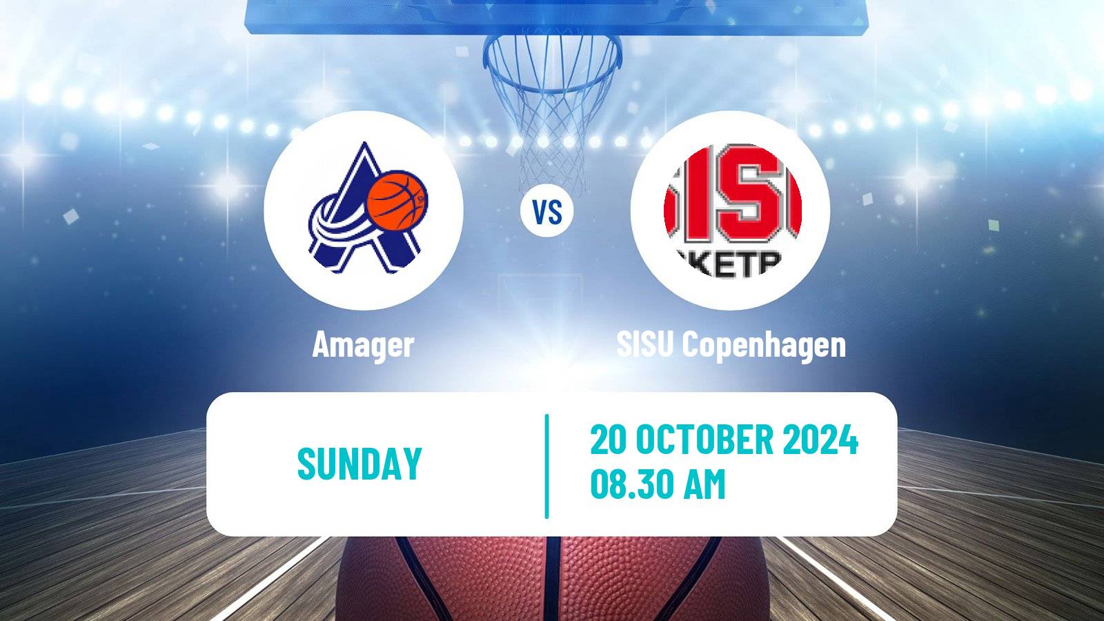 Basketball Danish Basketligaen Women Amager - SISU Copenhagen