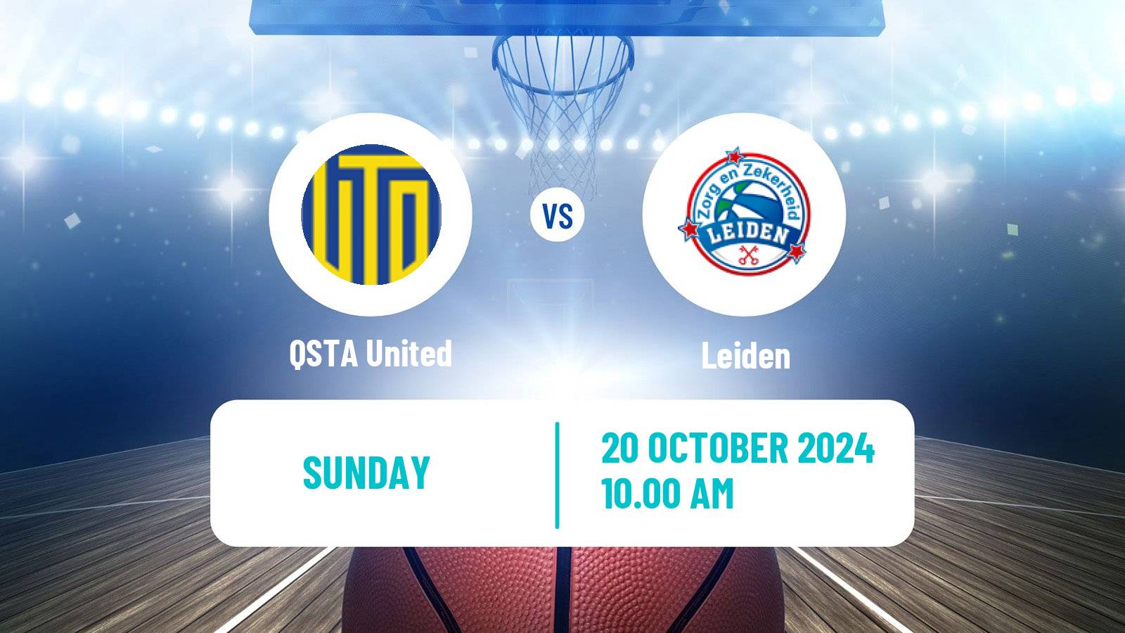 Basketball BNXT League QSTA United - Leiden