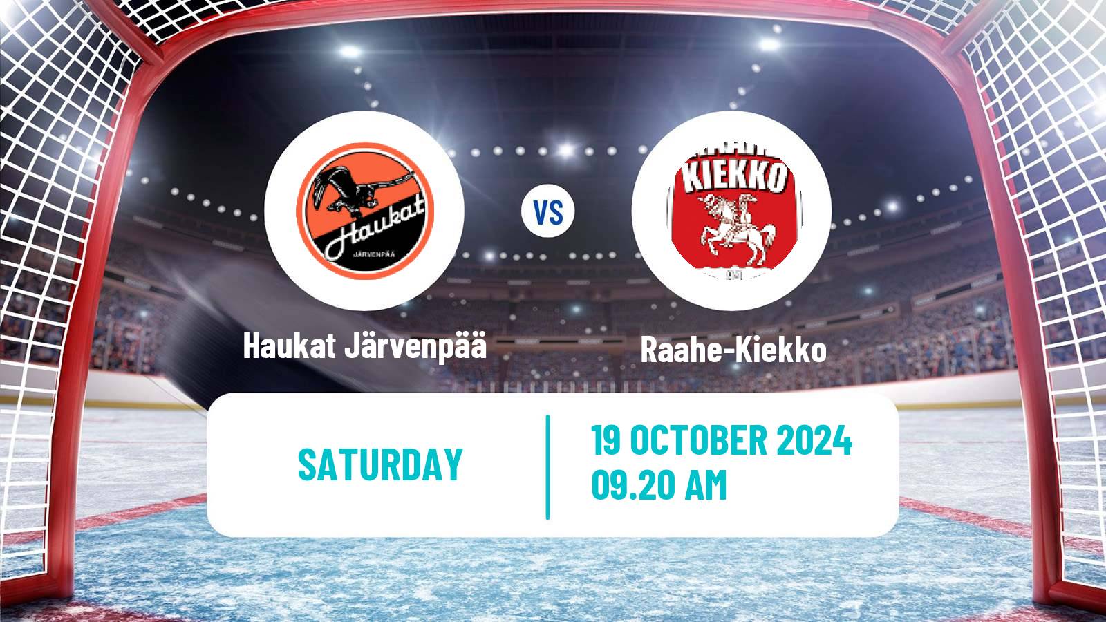 Hockey Finnish Suomi-sarja Haukat Järvenpää - Raahe-Kiekko