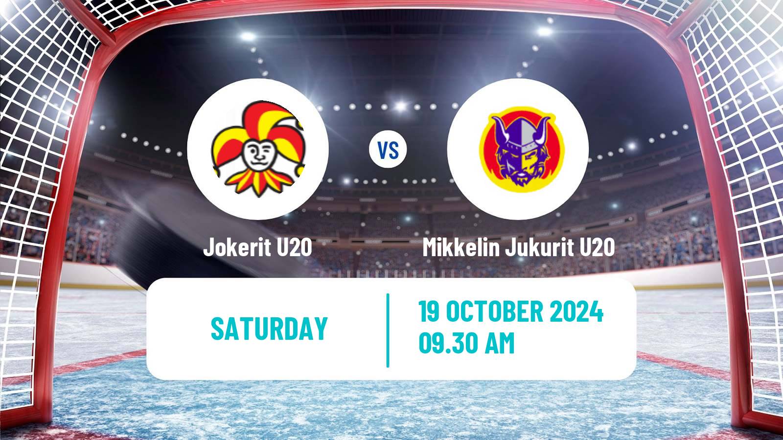 Hockey Finnish SM-sarja U20 Jokerit U20 - Mikkelin Jukurit U20