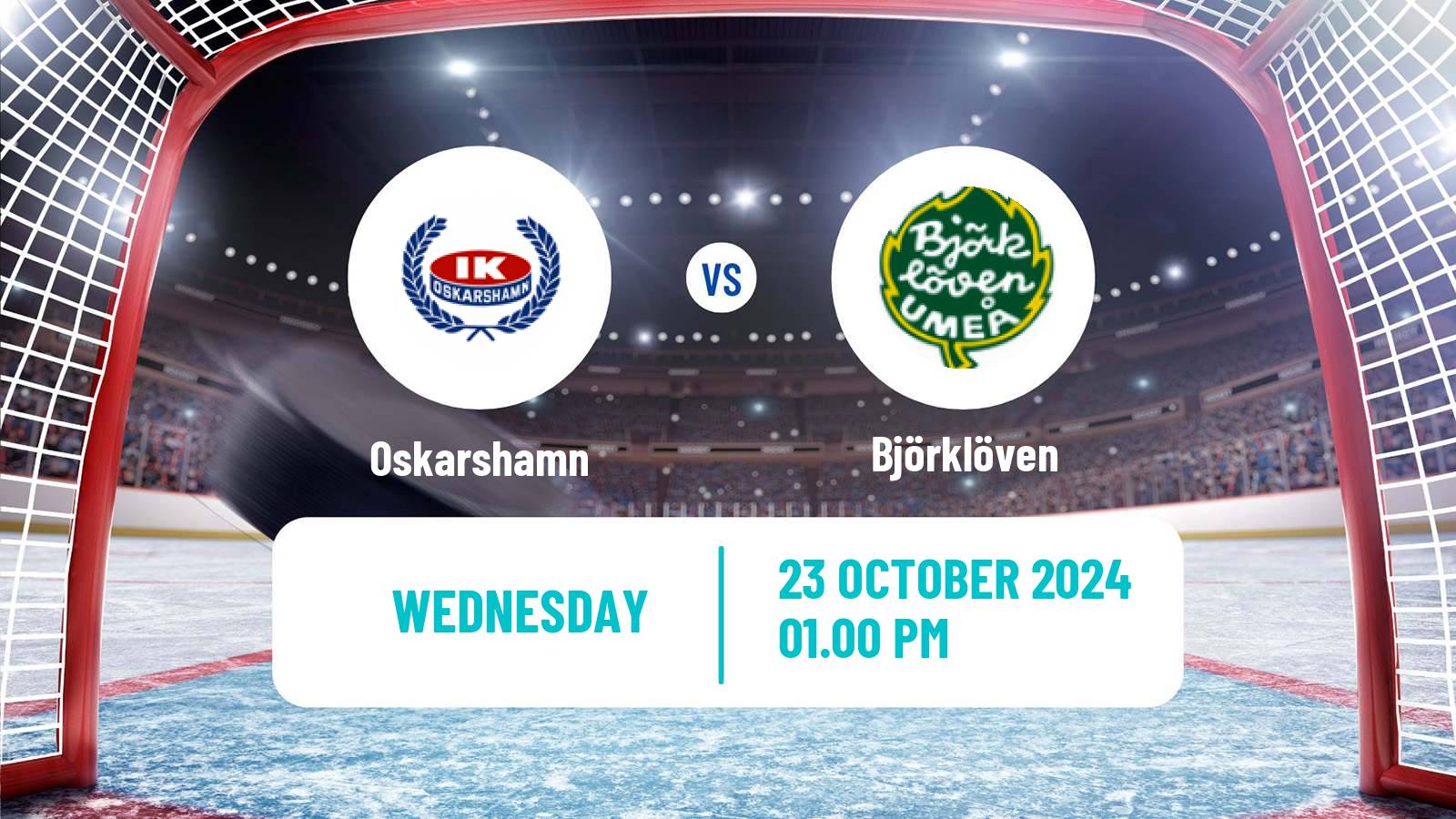 Hockey Swedish Hockey Allsvenskan Oskarshamn - Björklöven