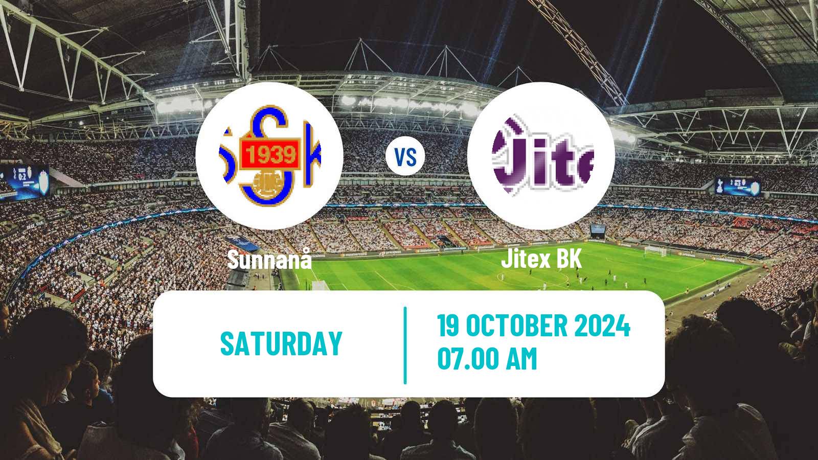 Soccer Swedish Elitettan Women Sunnanå - Jitex