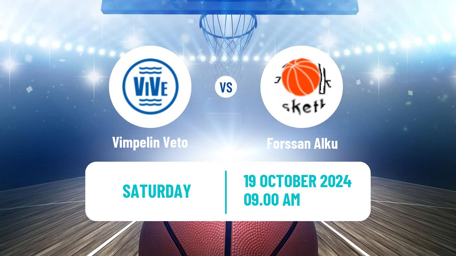 Basketball Finnish Korisliiga Women Vimpelin Veto - Forssan Alku