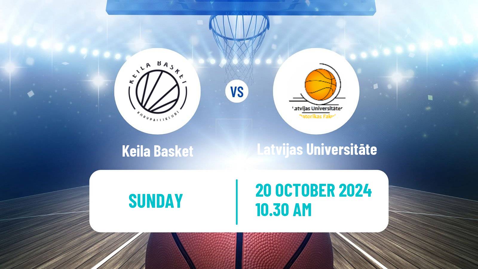 Basketball Estonian–Latvian Basketball League Keila Basket - Latvijas Universitāte