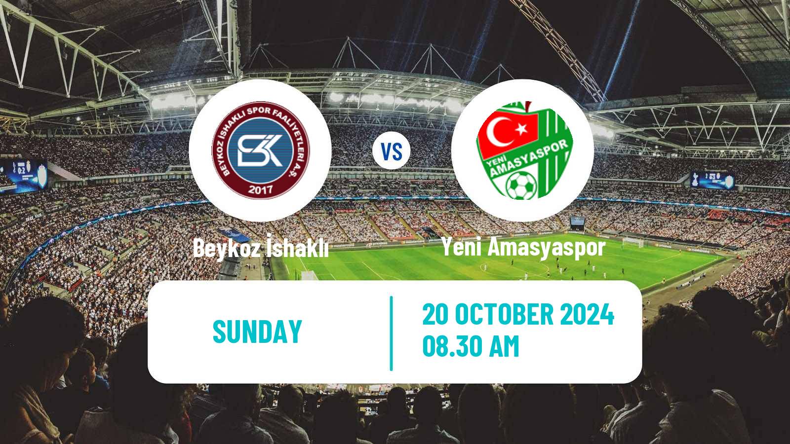 Soccer Turkish 3 Lig Group 2 Beykoz İshaklı - Yeni Amasyaspor