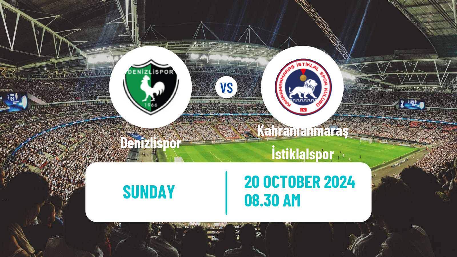 Soccer Turkish 3 Lig Group 4 Denizlispor - Kahramanmaraş İstiklalspor