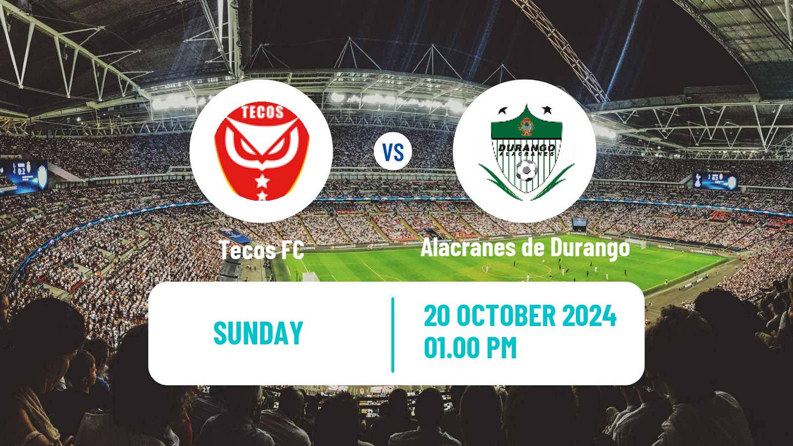 Soccer Mexican Liga Premier Serie A Tecos FC - Alacranes de Durango