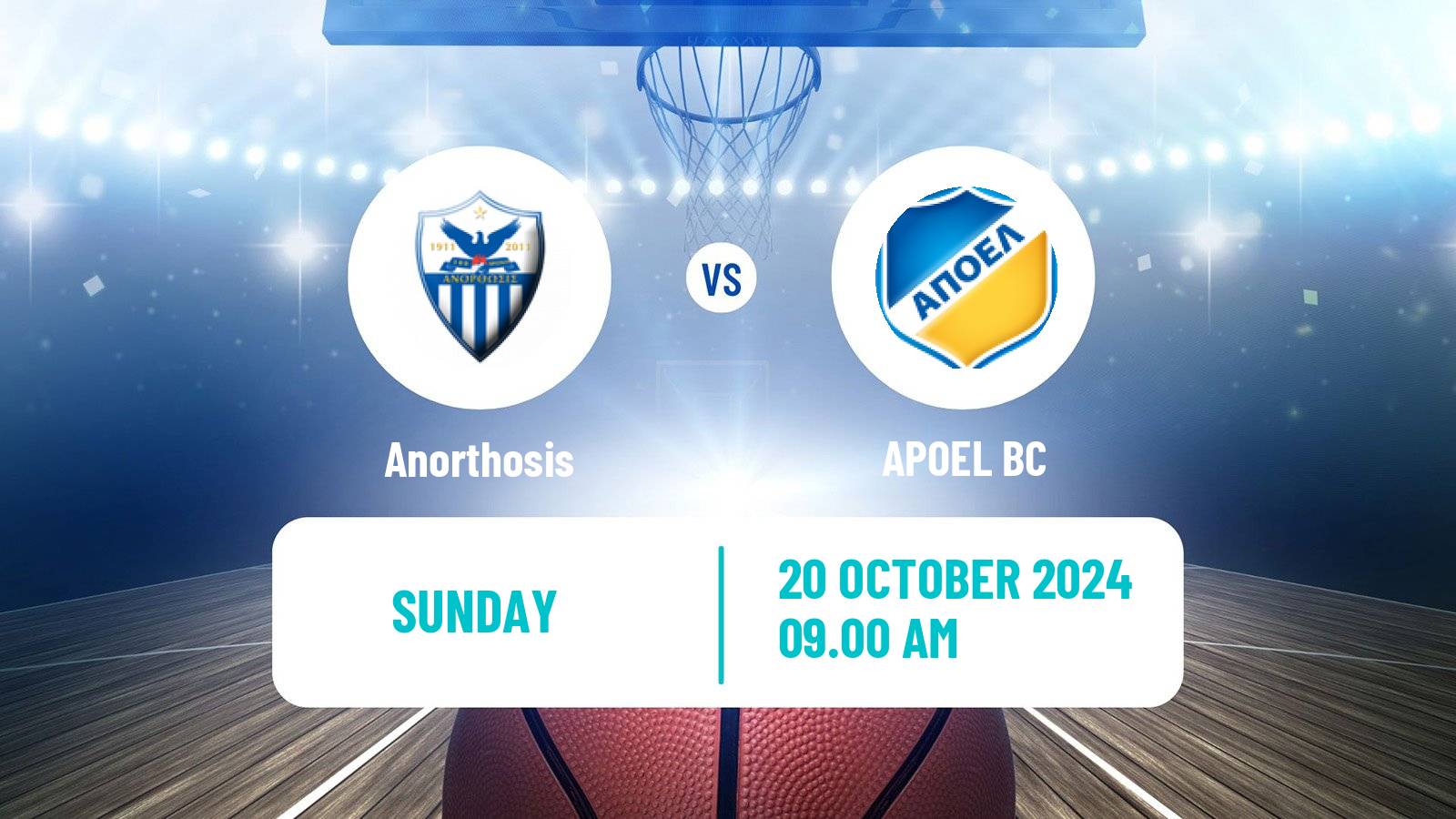 Basketball Cypriot Division A Basketball Anorthosis - APOEL