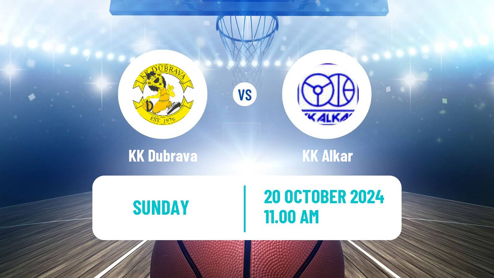 Basketball Croatian Premijer Liga Basketball Dubrava - Alkar