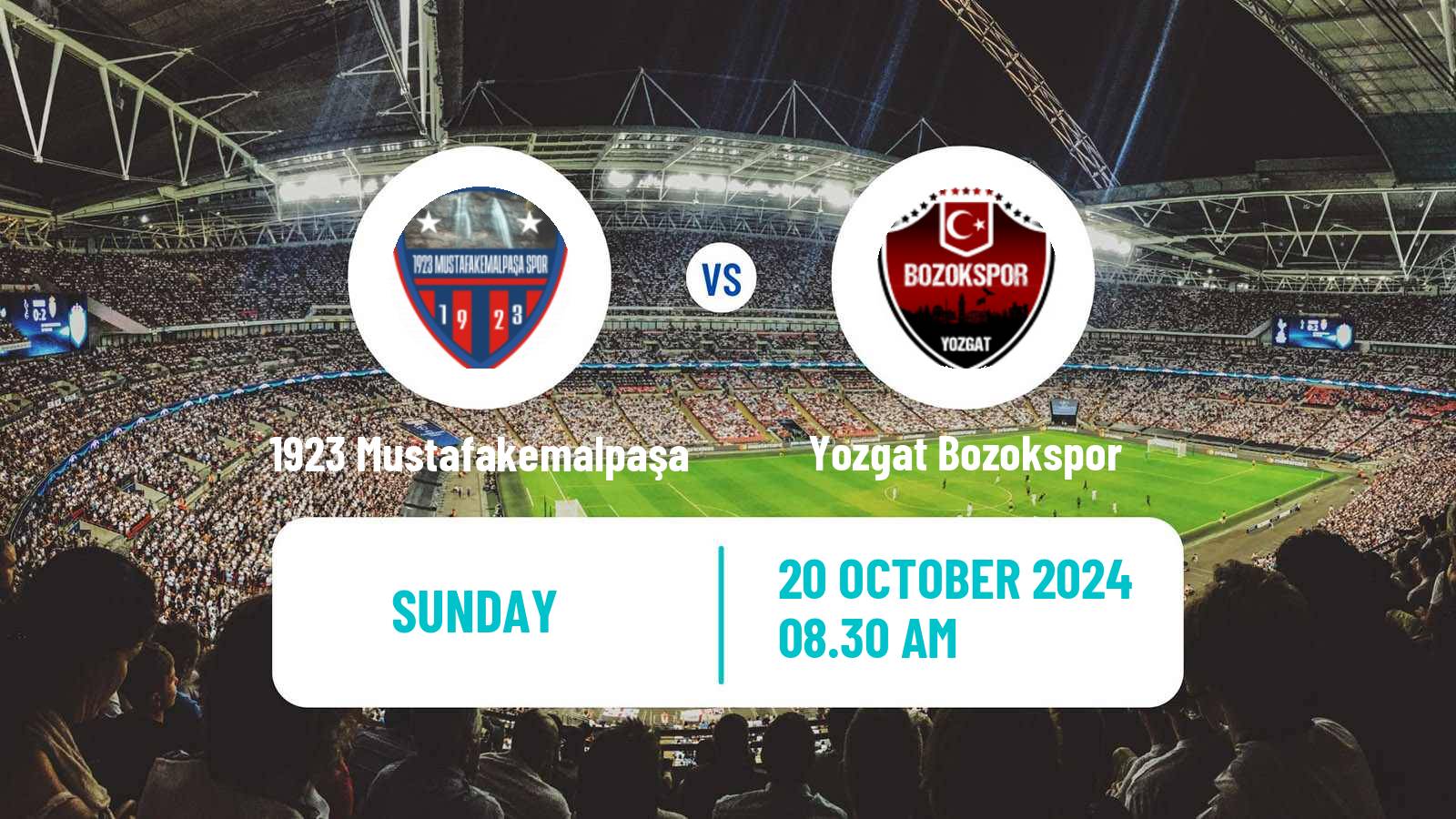 Soccer Turkish 3 Lig Group 3 1923 Mustafakemalpaşa - Yozgat Bozokspor