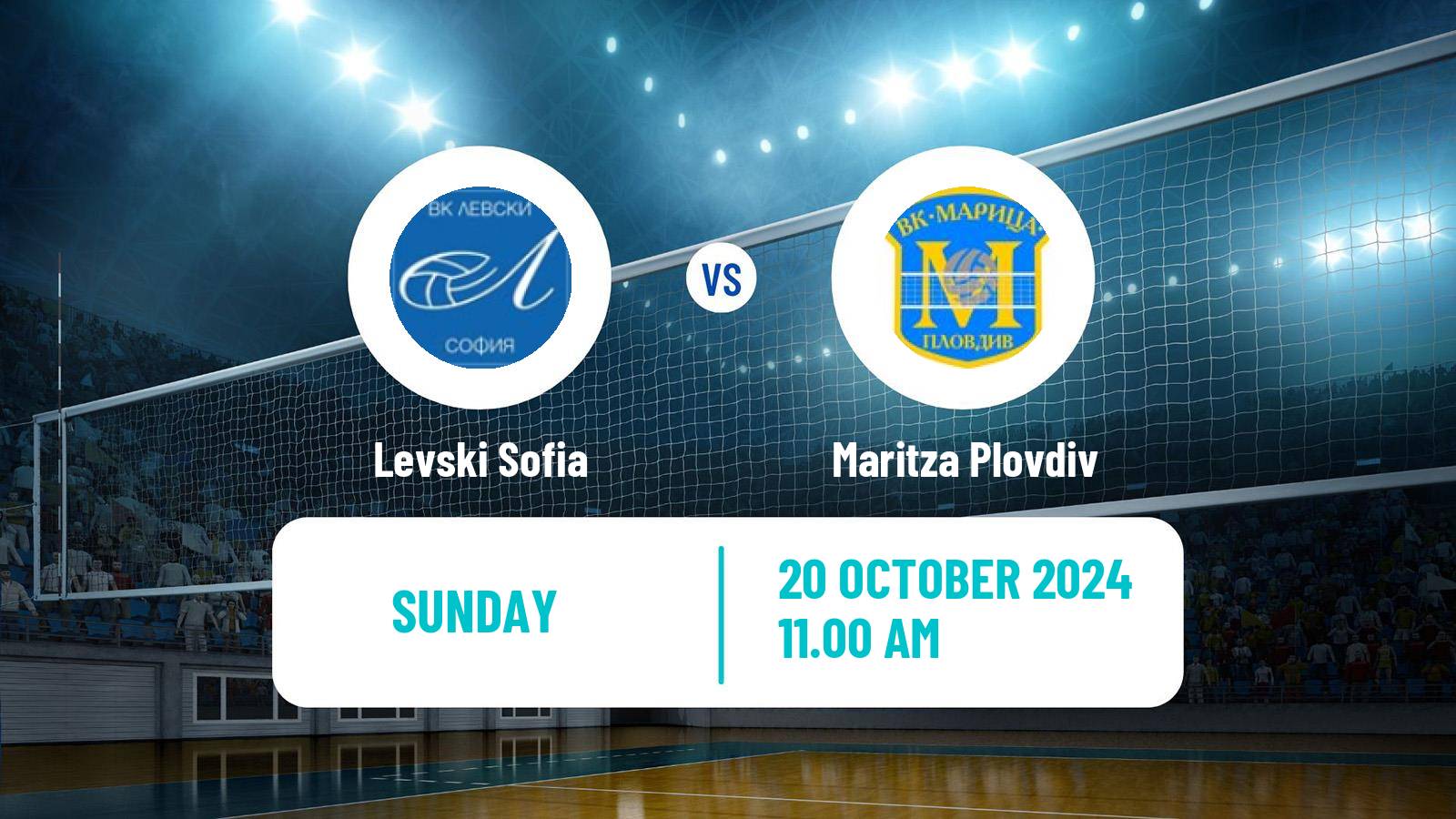 Volleyball Bulgarian SuperLiga Volleyball Women Levski Sofia - Maritza Plovdiv