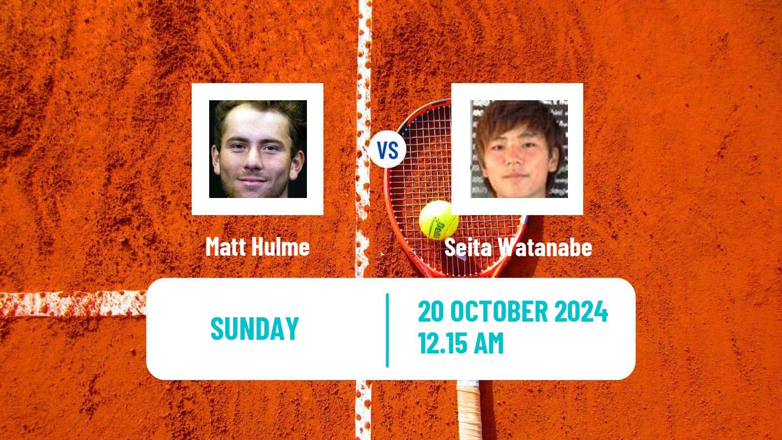 Tennis Playford 2 Challenger Men Matt Hulme - Seita Watanabe