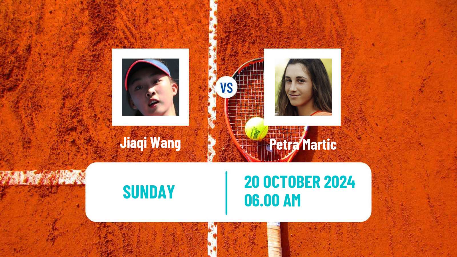 Tennis WTA Guangzhou Jiaqi Wang - Petra Martic