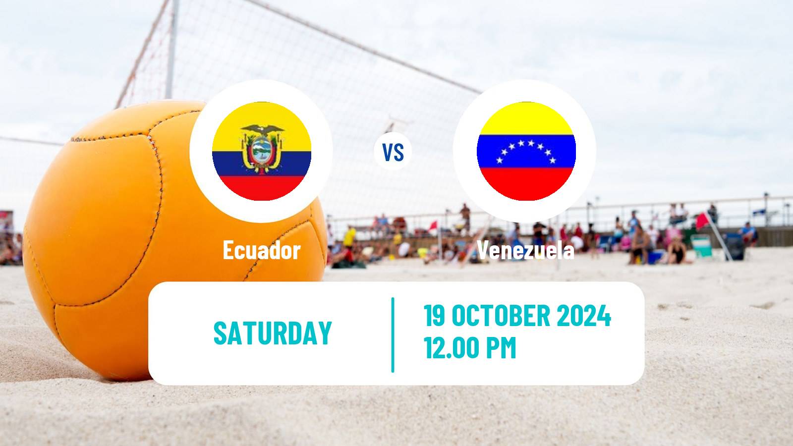 Beach soccer Liga Sudamericana Ecuador - Venezuela