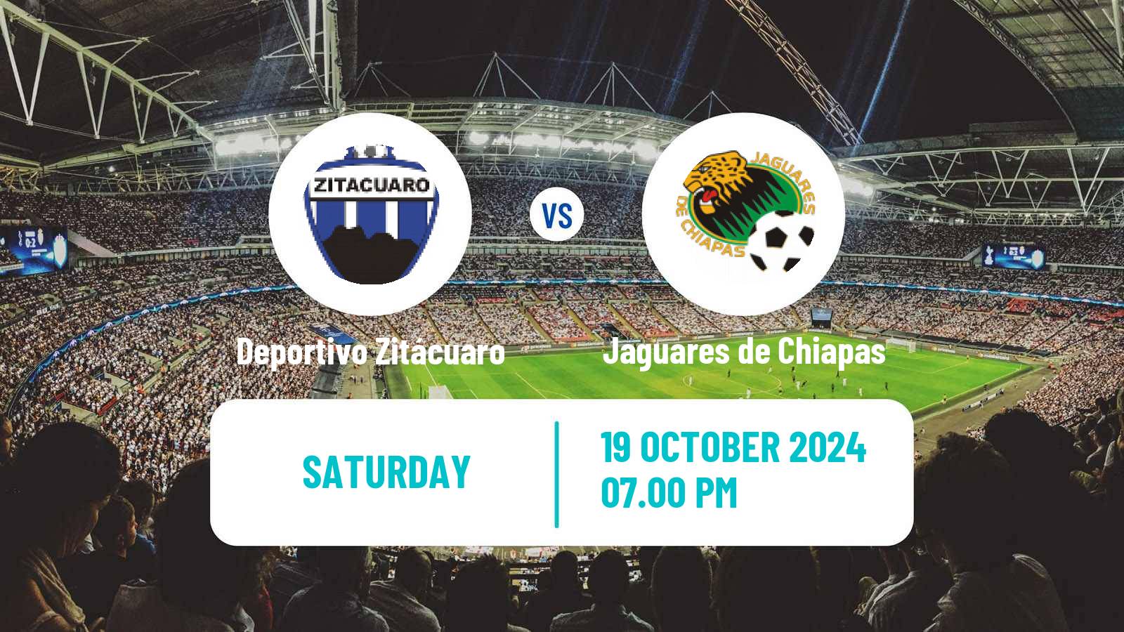 Soccer Mexican Liga Premier Serie A Deportivo Zitácuaro - Jaguares de Chiapas