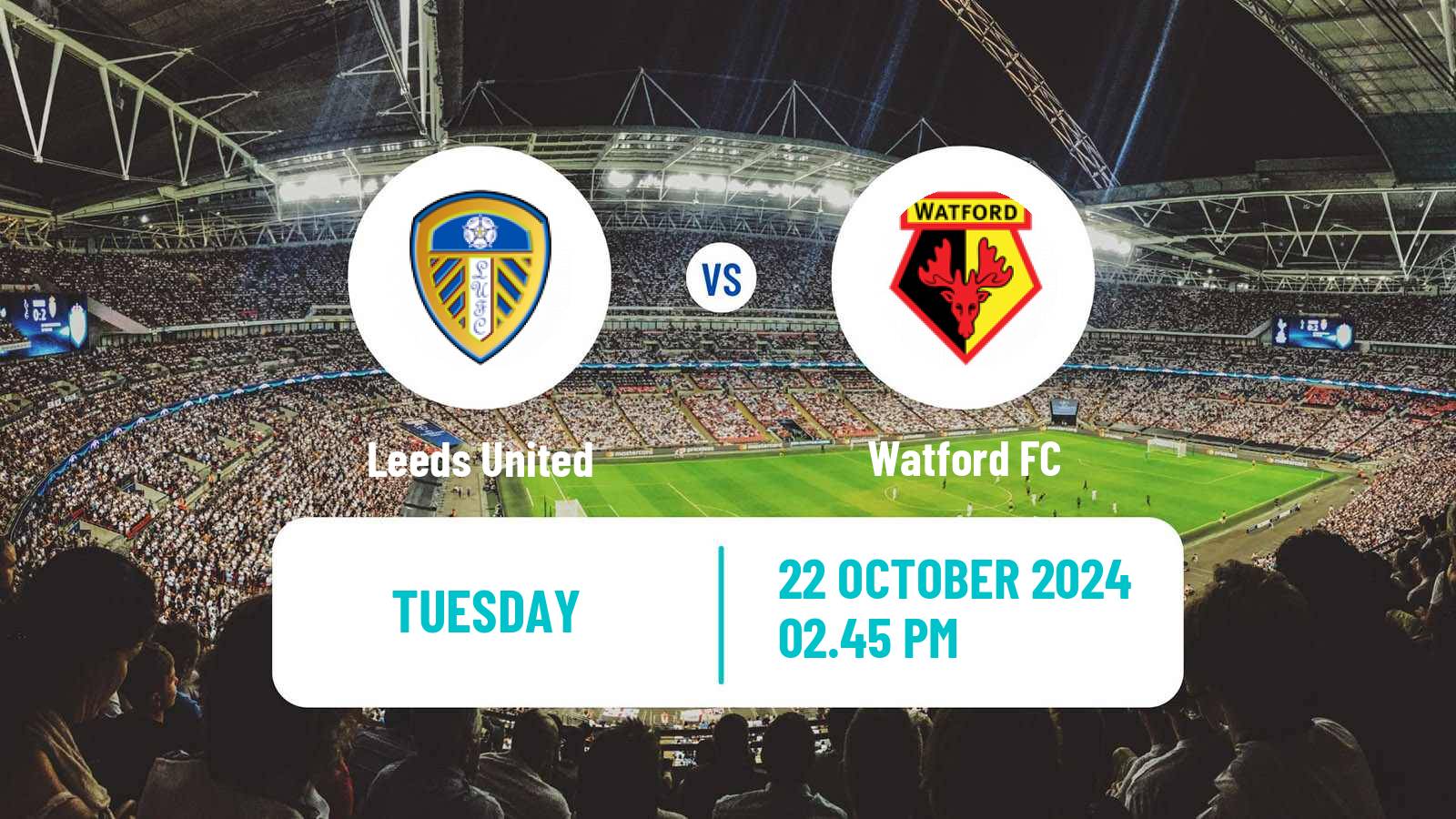 Soccer English League Championship Leeds United - Watford