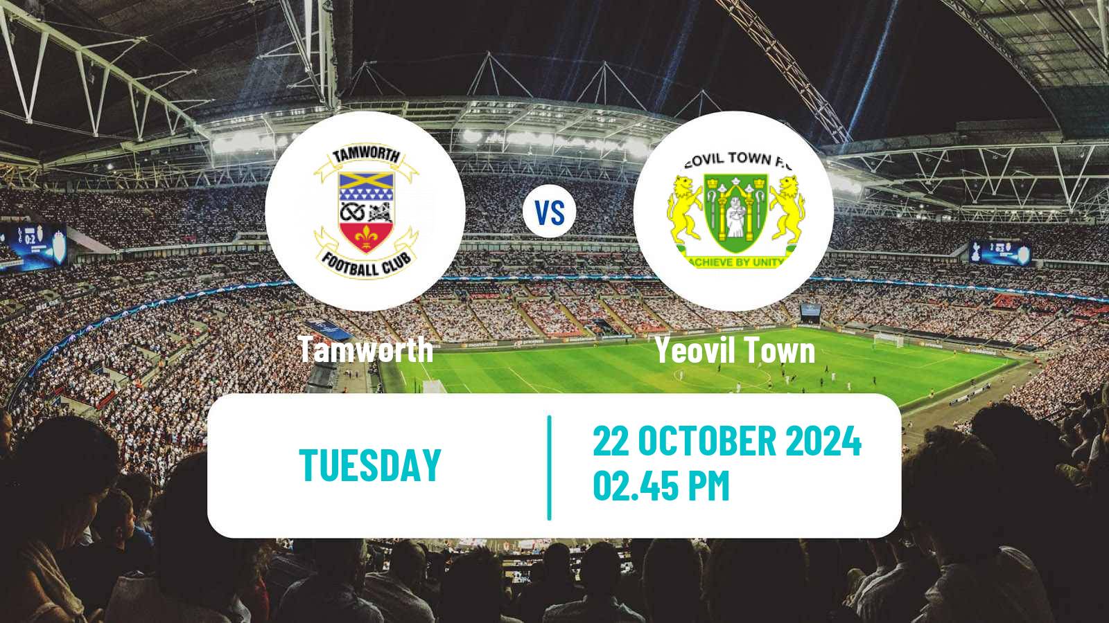 Soccer English National League Tamworth - Yeovil Town