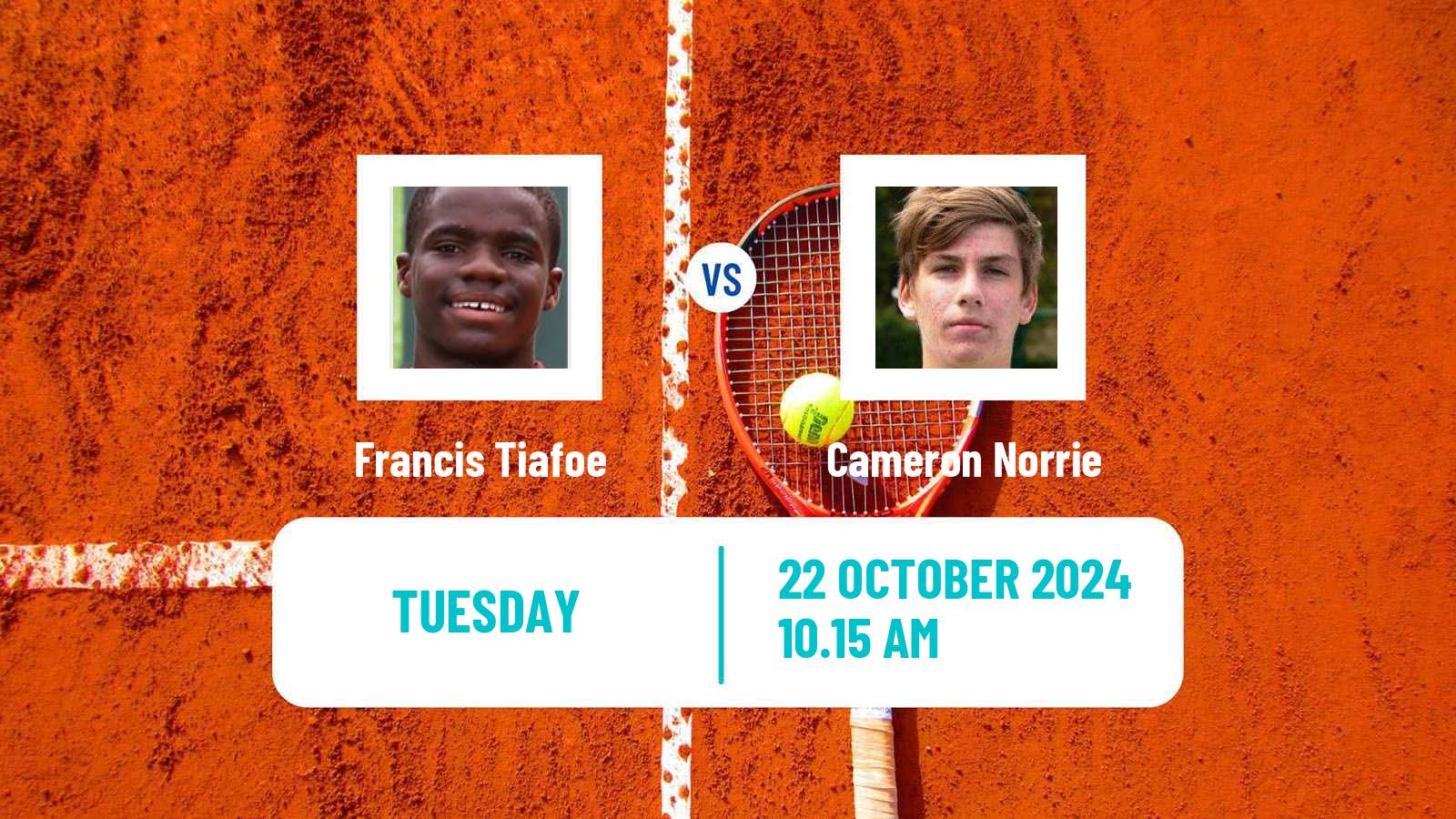 Tennis ATP Vienna Francis Tiafoe - Cameron Norrie