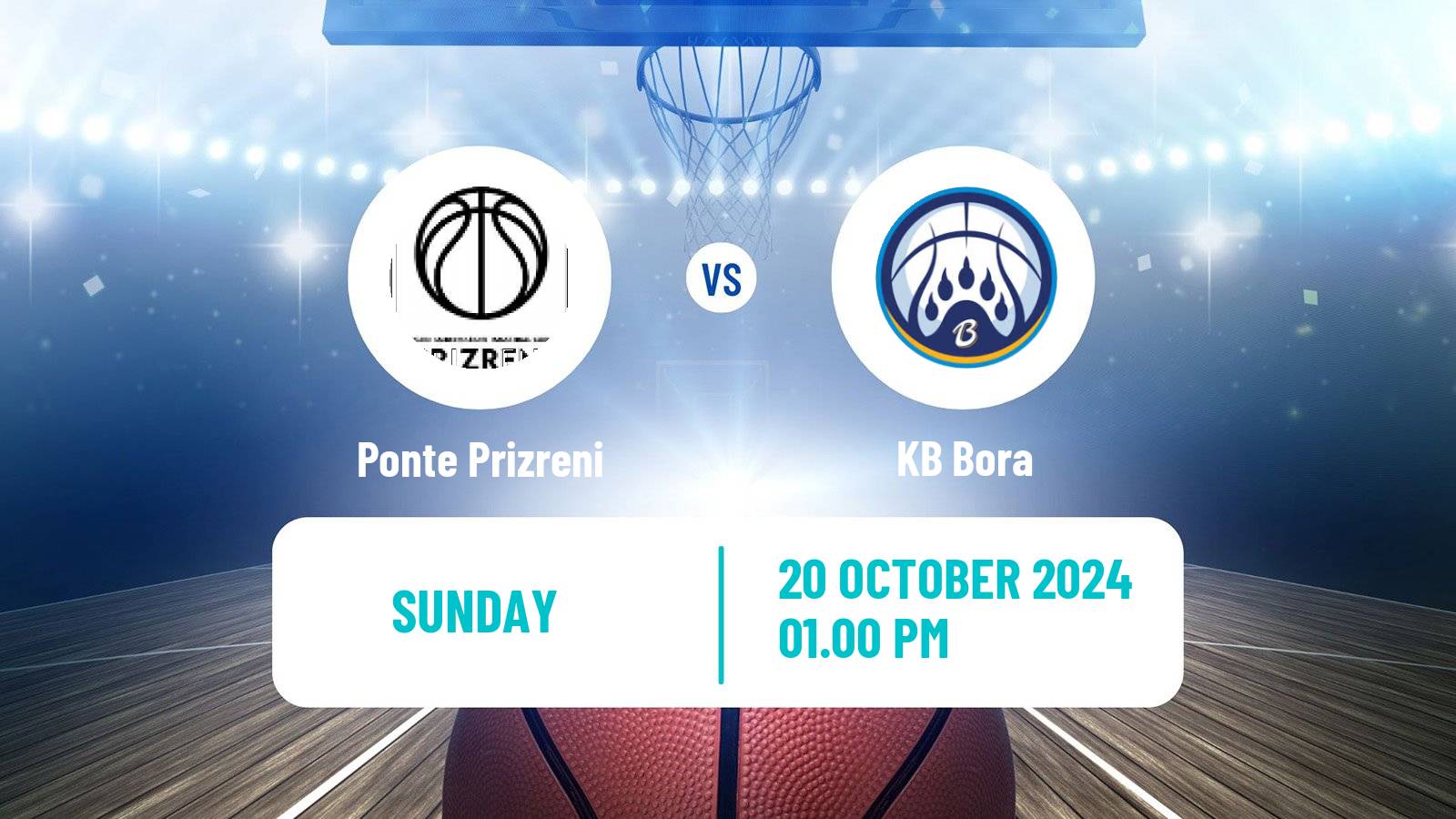 Basketball Kosovo Superliga Basketball Ponte Prizreni - Bora