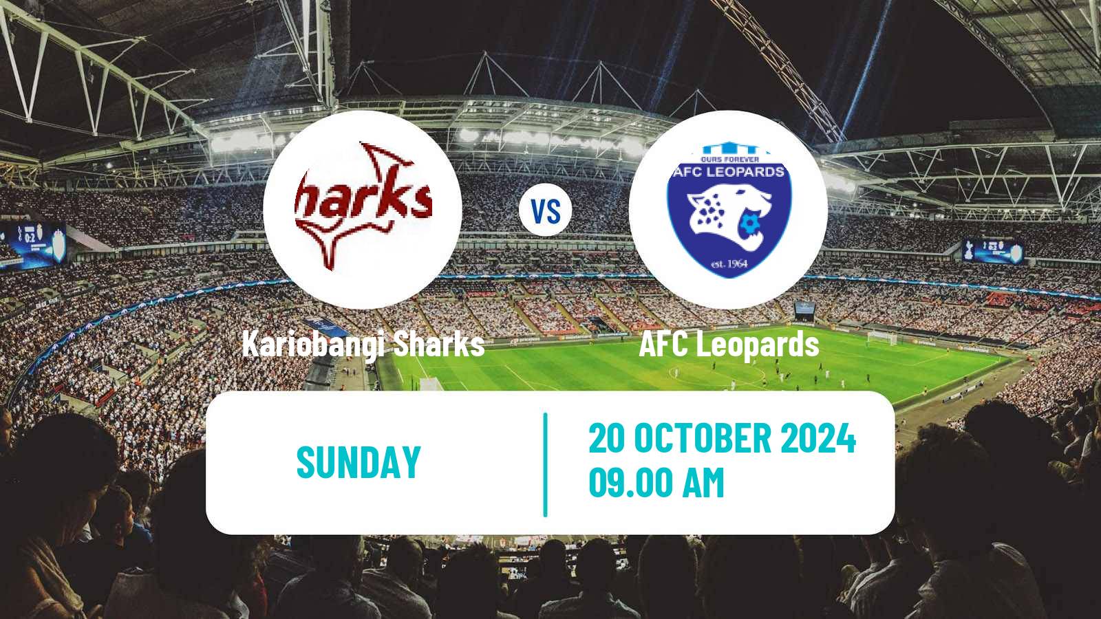 Soccer Kenyan Premier League Kariobangi Sharks - AFC Leopards