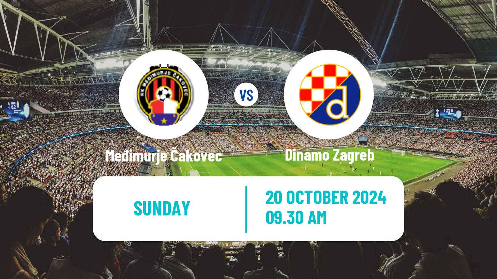 Soccer Croatian 1 HNL Women Međimurje Čakovec - Dinamo Zagreb