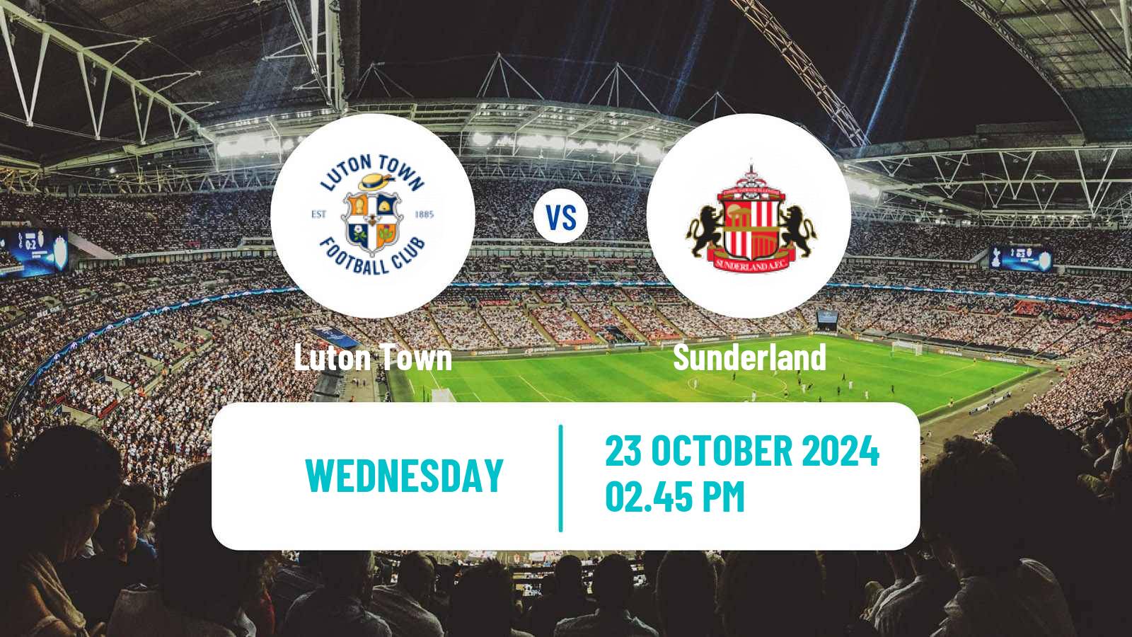 Soccer English League Championship Luton Town - Sunderland