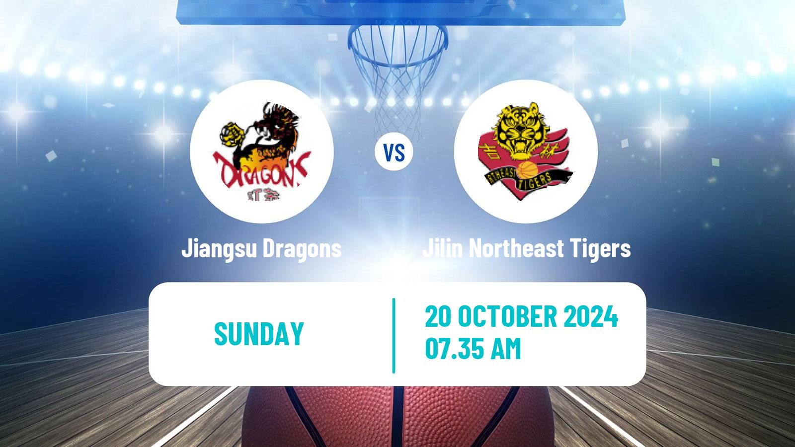 Basketball CBA Jiangsu Dragons - Jilin Northeast Tigers