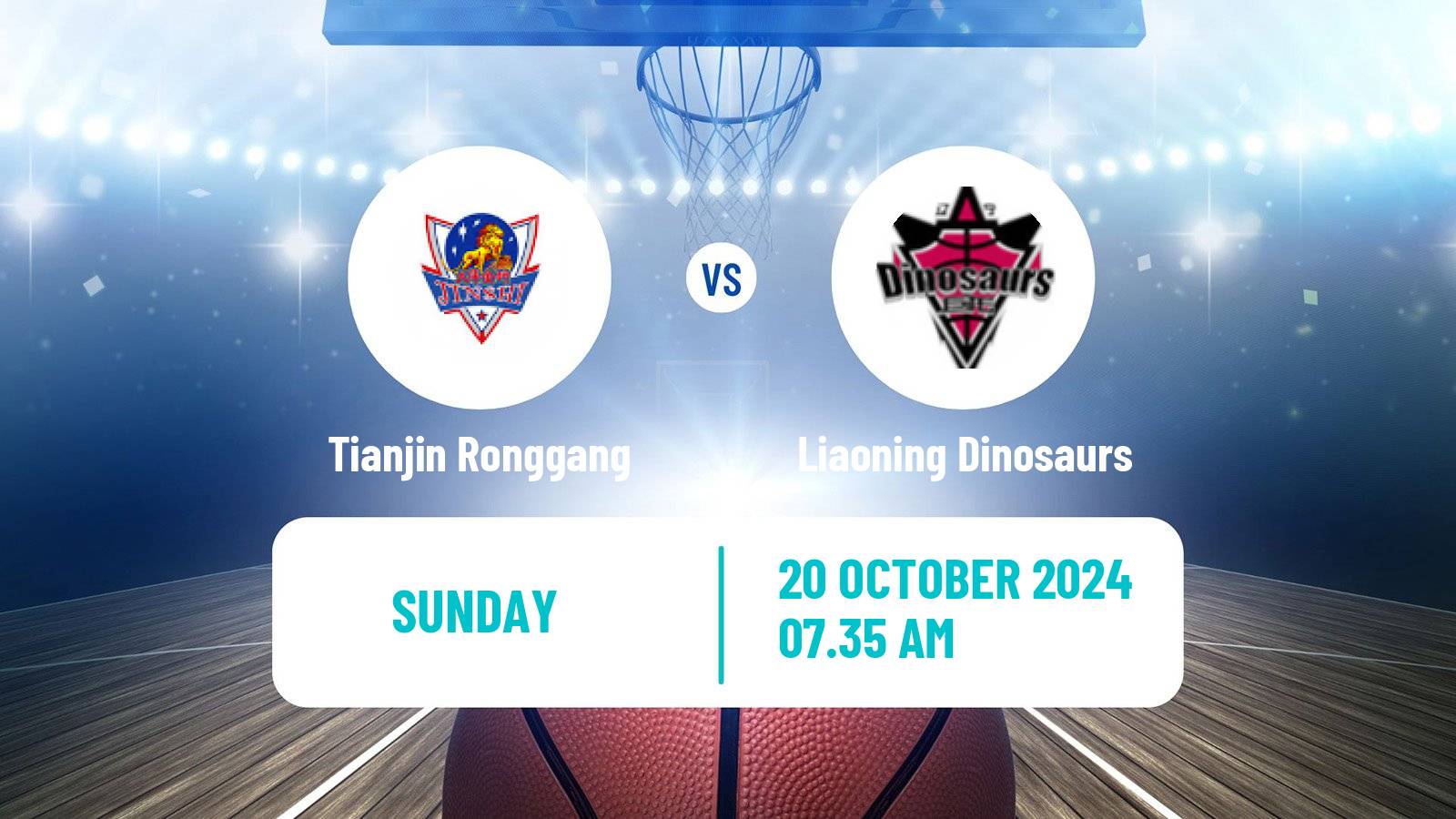 Basketball CBA Tianjin Ronggang - Liaoning Dinosaurs