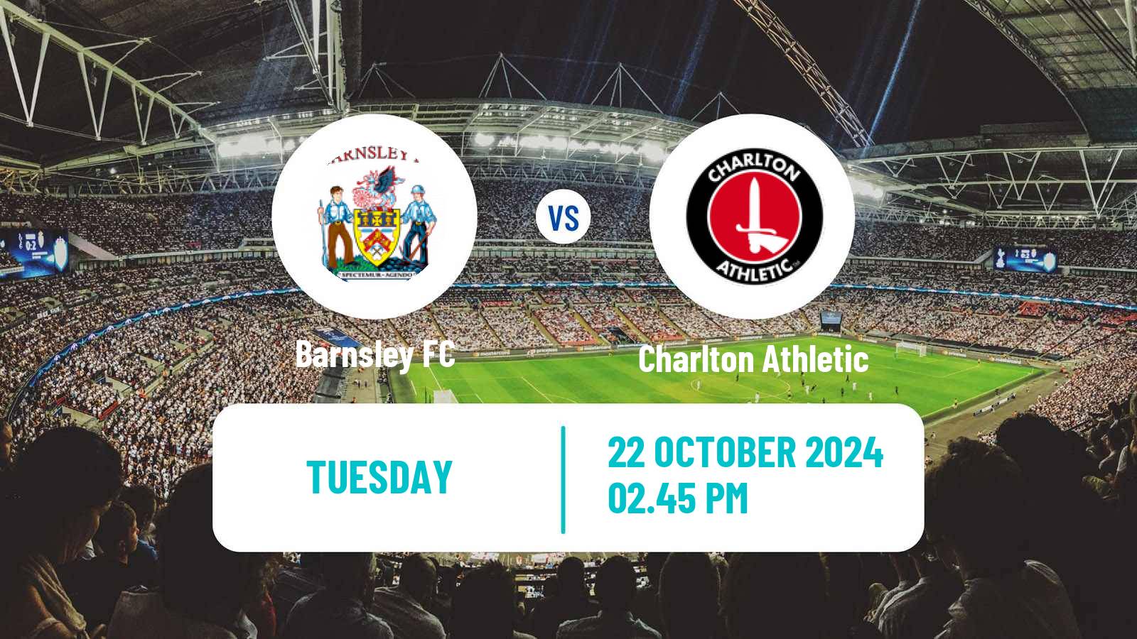 Soccer English League One Barnsley - Charlton Athletic