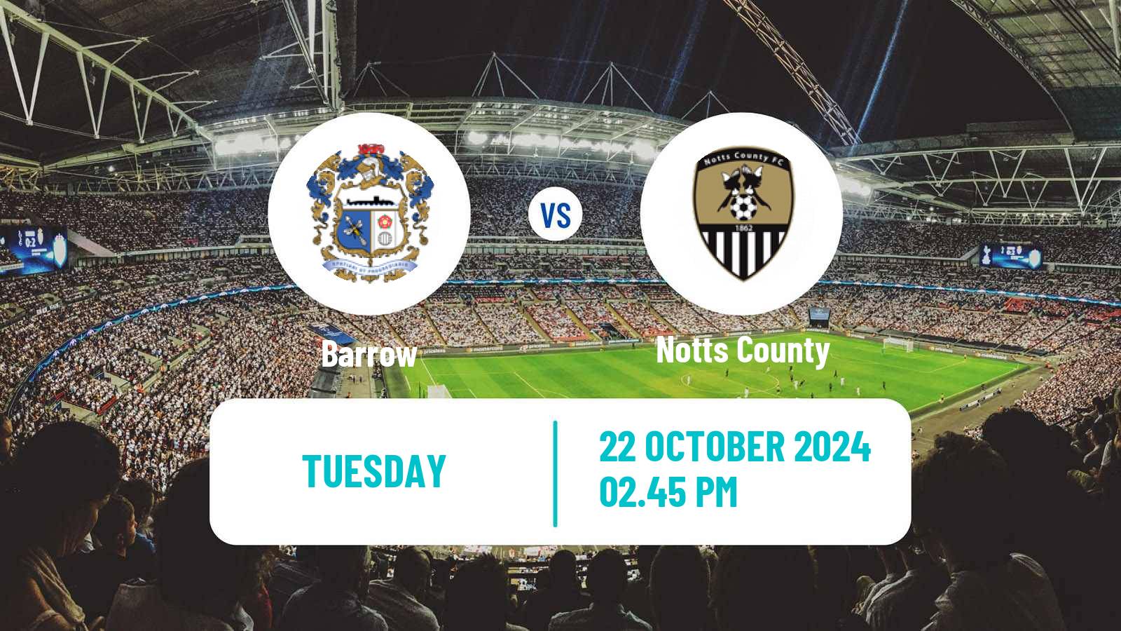 Soccer English League Two Barrow - Notts County