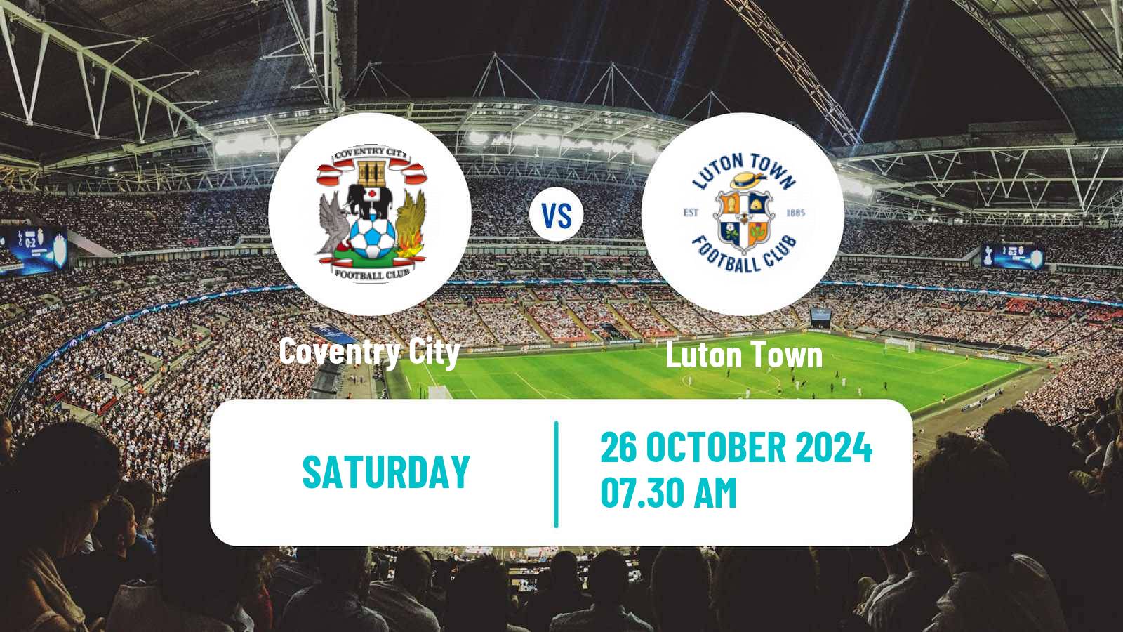 Soccer English League Championship Coventry City - Luton Town