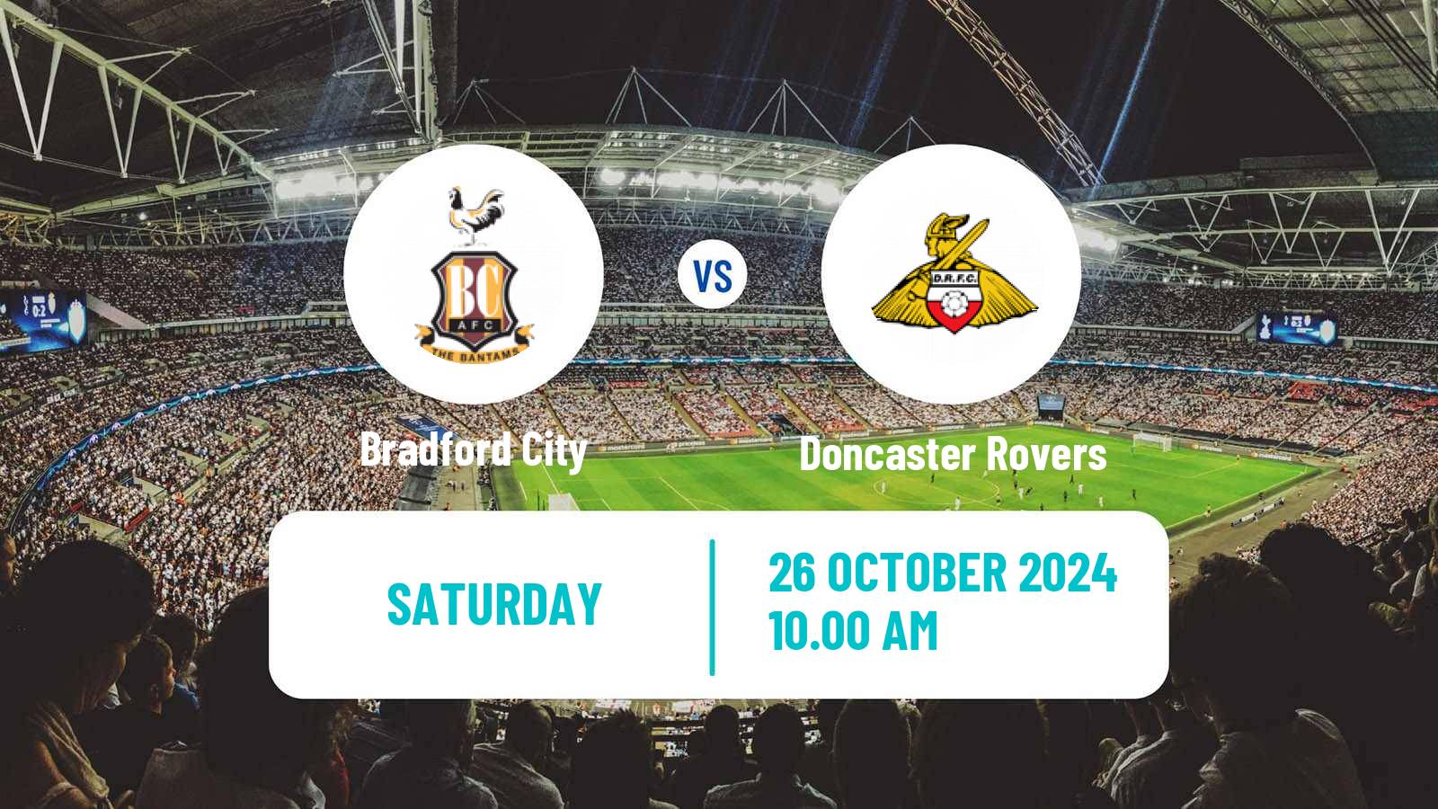 Soccer English League Two Bradford City - Doncaster Rovers