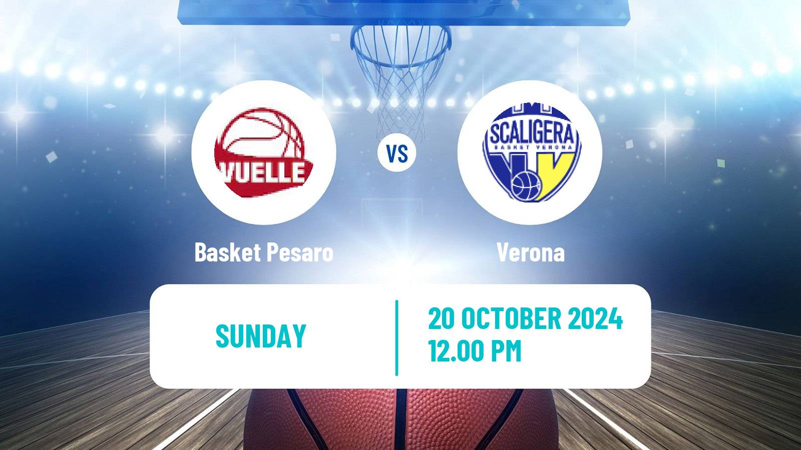 Basketball Italian Serie A2 Basketball Basket Pesaro - Verona