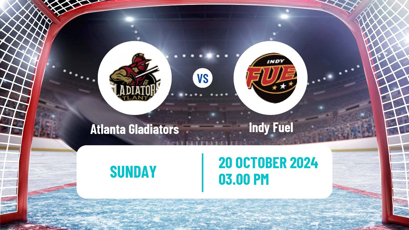 Hockey ECHL Atlanta Gladiators - Indy Fuel