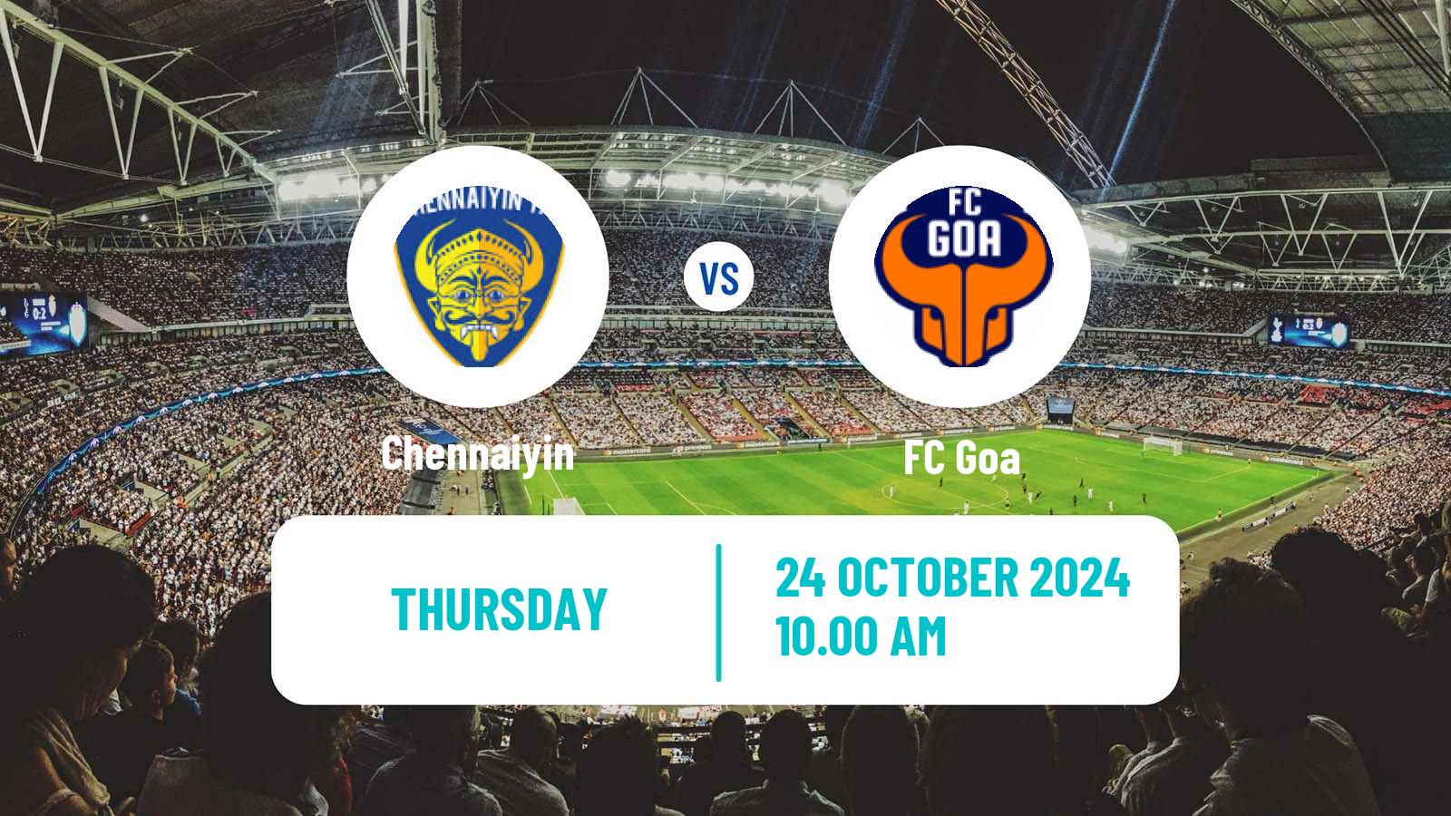 Soccer Indian ISL Chennaiyin - Goa