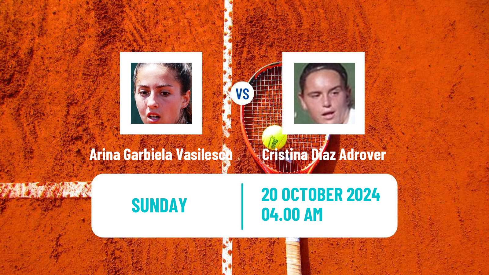 Tennis ITF W15 Bol 3 Women Arina Garbiela Vasilescu - Cristina Diaz Adrover