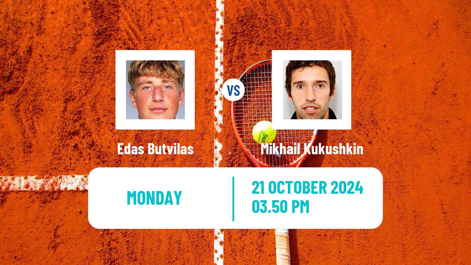 Tennis Brest Challenger Men Edas Butvilas - Mikhail Kukushkin