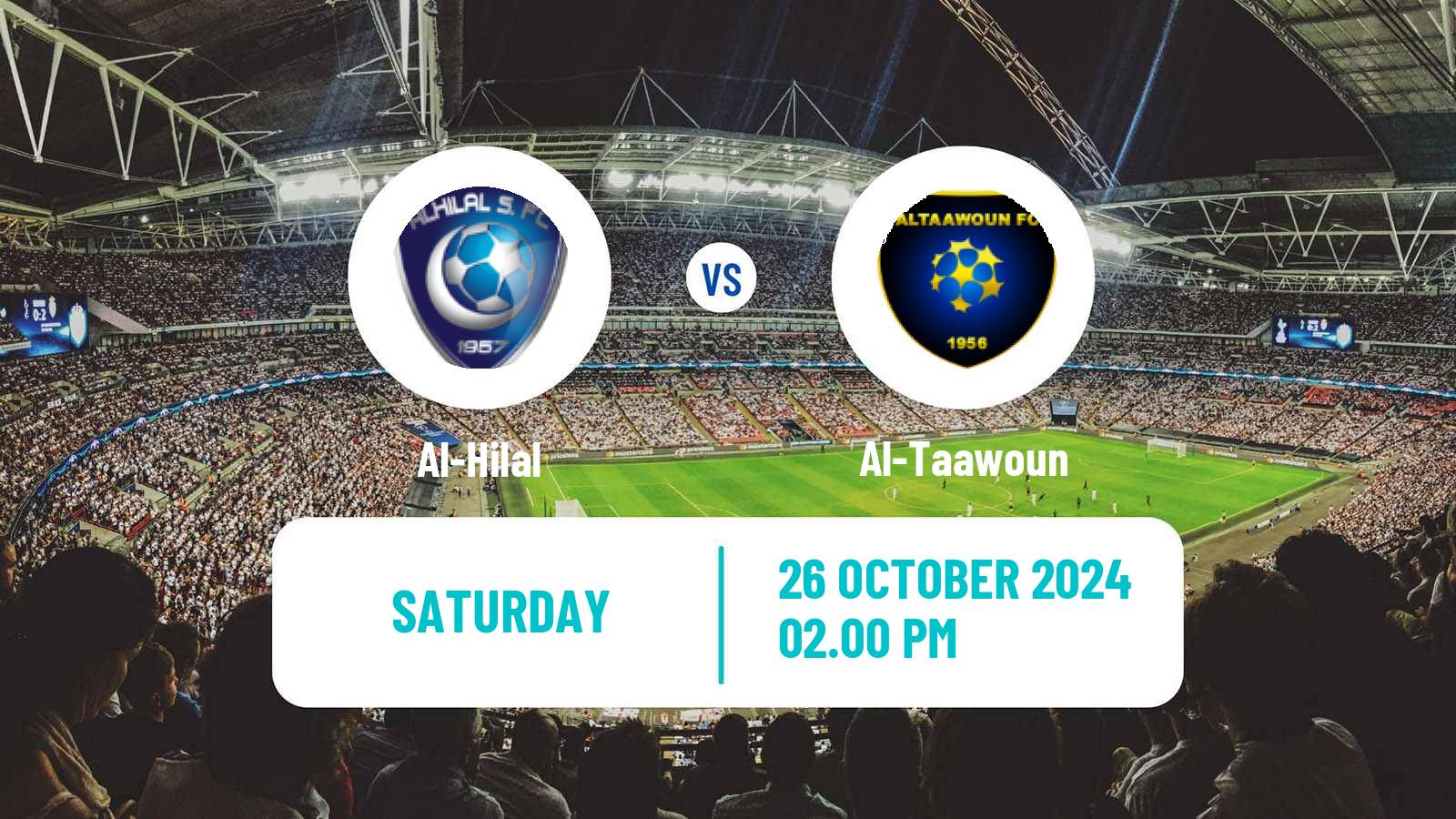 Soccer Saudi Professional League Al-Hilal - Al-Taawoun